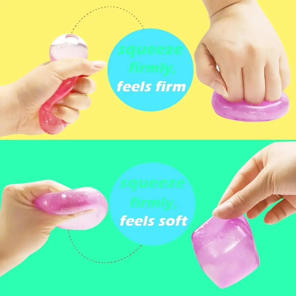 High Density Gel Ice Cube Squeeze Toy | Decompression Vent Stress Relief Sensory Toy