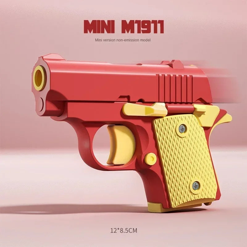 3D Mini 1911 Gravity Fidget Toy | Stress Relief Decompression Toy Gun