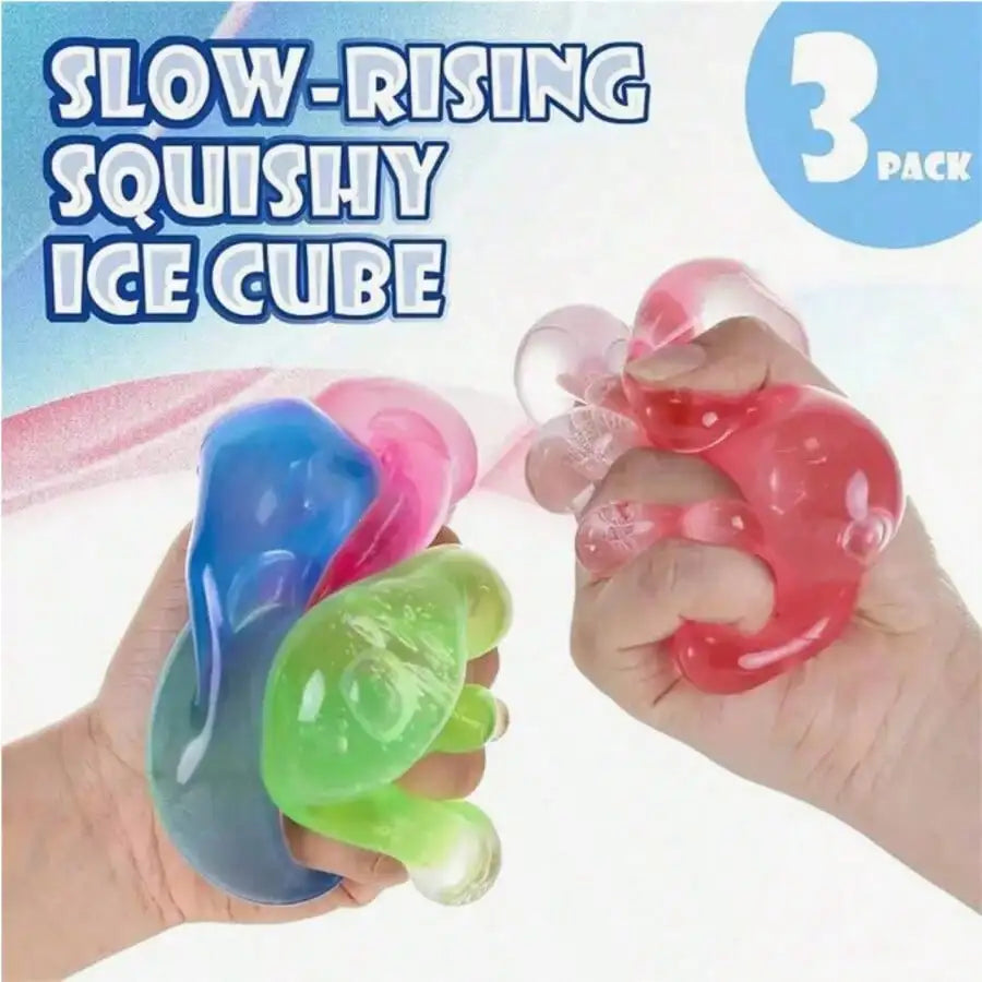 Stress Relief Squeeze Toy – Ice Cube Style Sensory Toy for Relaxation and Focus