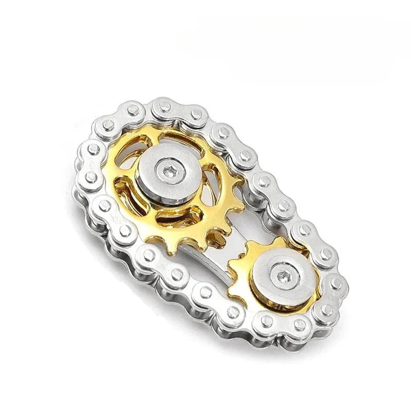 Metal Fidget Spinner Stainless Steel Stress Relief Desk Toy