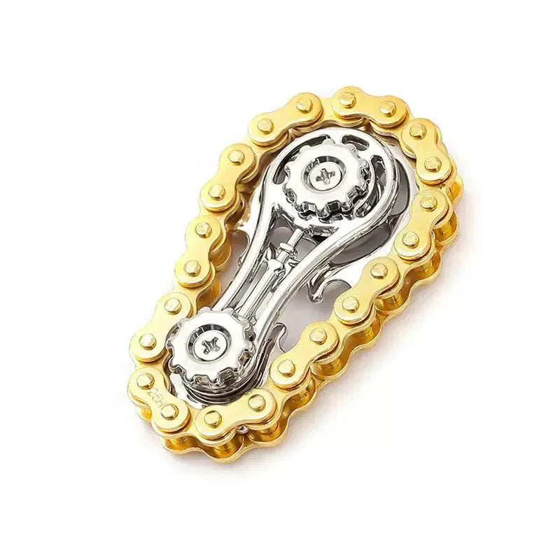 Metal Fidget Spinner Stainless Steel Stress Relief Desk Toy