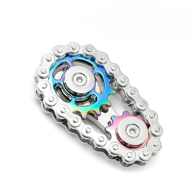 Metal Fidget Spinner Stainless Steel Stress Relief Desk Toy