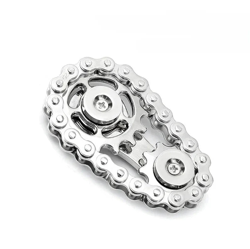 Metal Fidget Spinner Stainless Steel Stress Relief Desk Toy