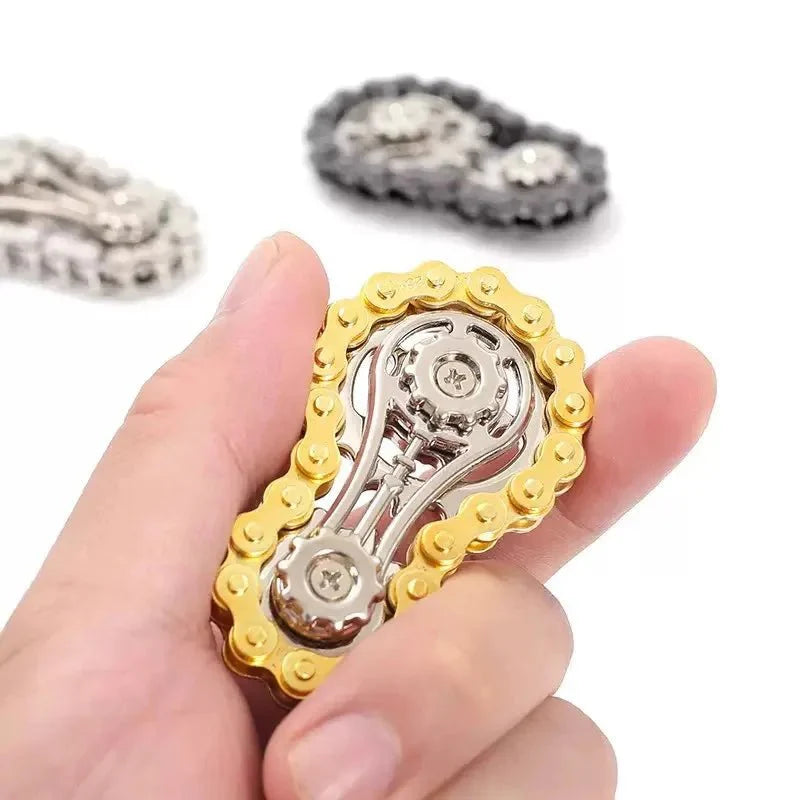 Metal Fidget Spinner Stainless Steel Stress Relief Desk Toy