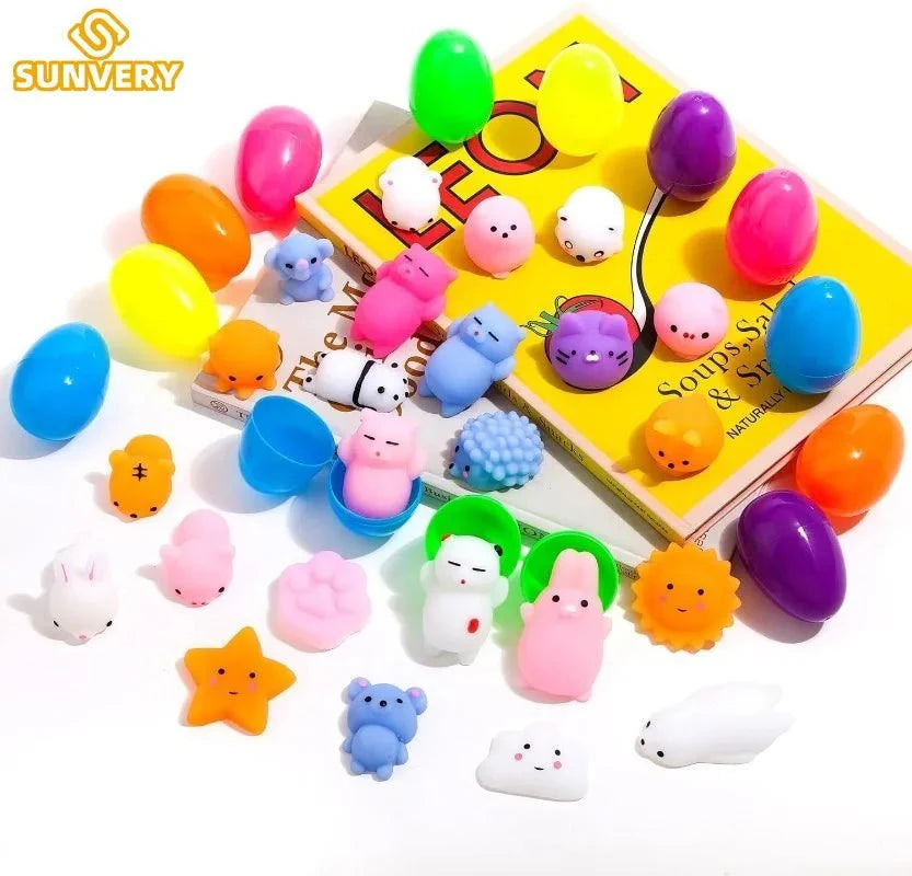 Mochi Squishy Toy Filled Easter Eggs – Animal Stress Relief Toys
