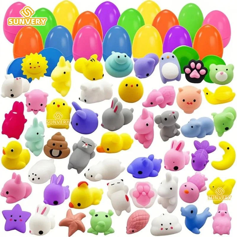 Mochi Squishy Toy Filled Easter Eggs – Animal Stress Relief Toys