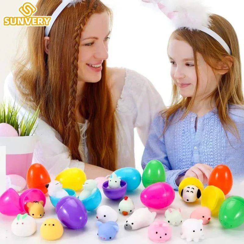 Mochi Squishy Toy Filled Easter Eggs – Animal Stress Relief Toys